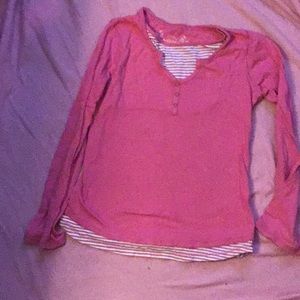 Arizona pink long sleeved shirt size 10/12